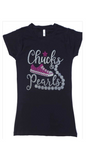 Chucks and Pearls T-shirt