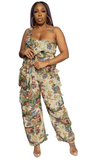 Botanic Cargo Jumpsuit