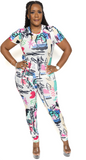 Face Off Multicolor Pant Set