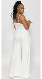 Twill White Jumpsuit