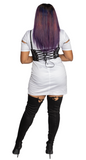 Toast It Up White Corset Dress